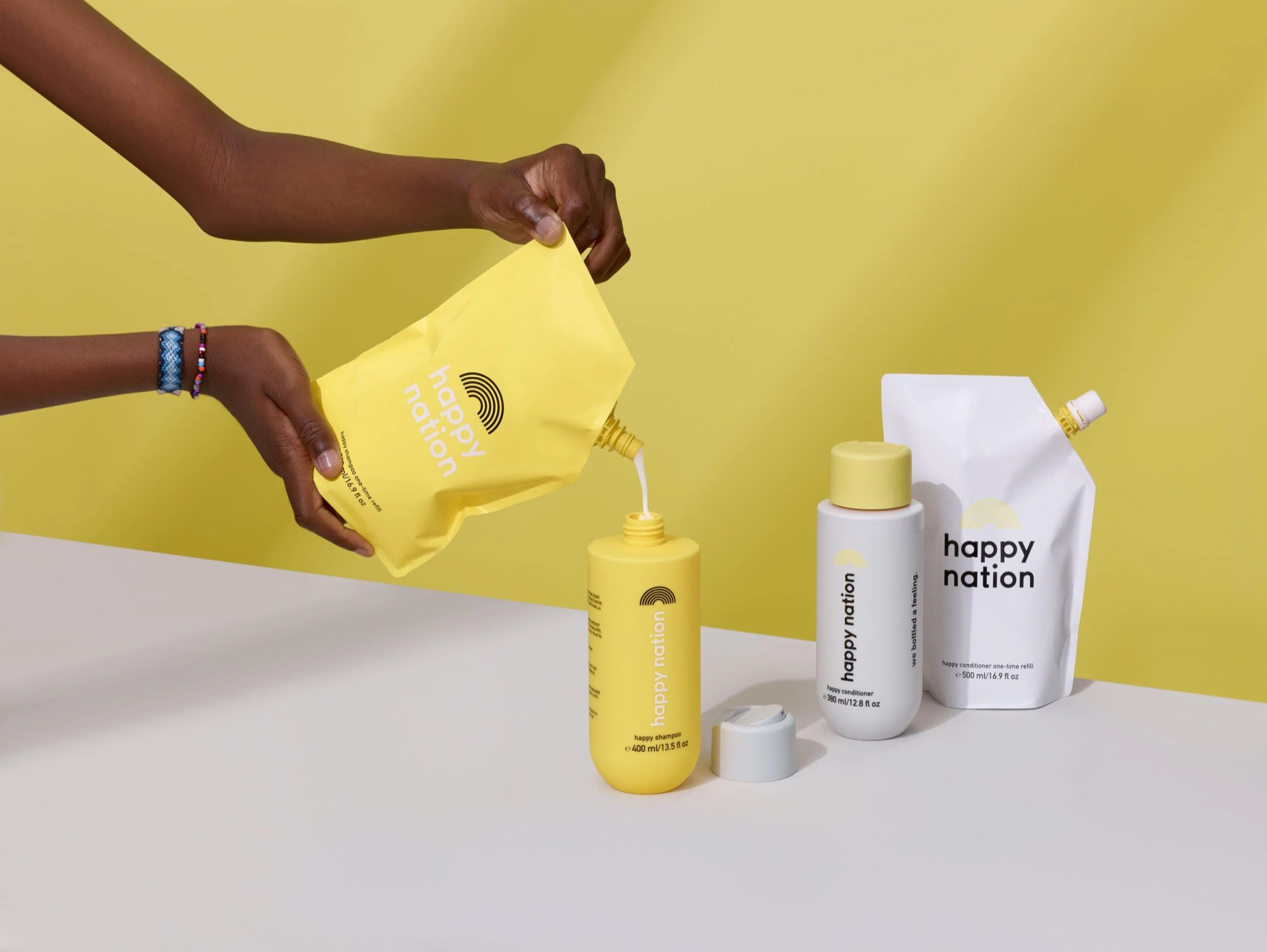 happy nation body care product photography