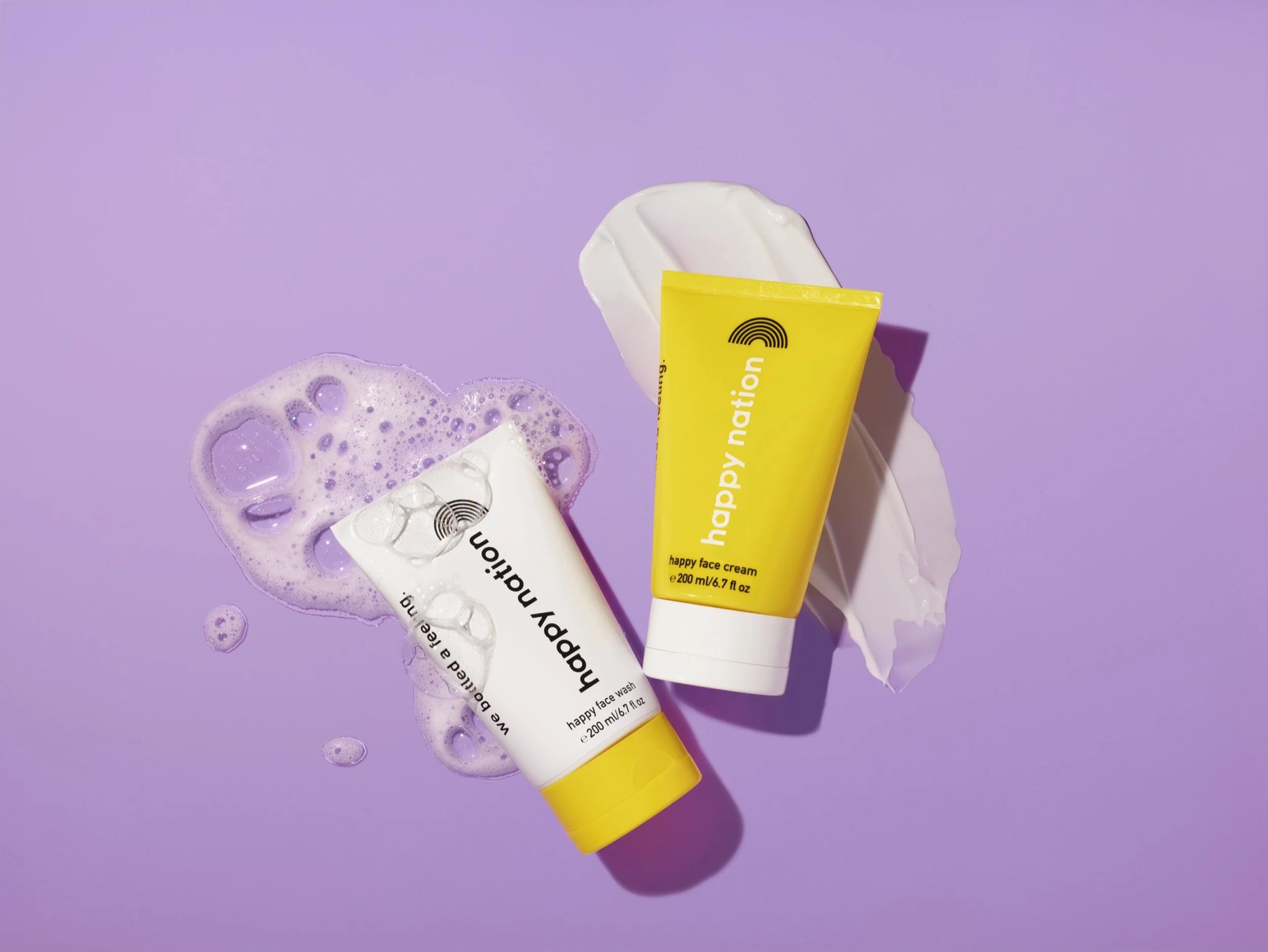 happy nation body care product photography